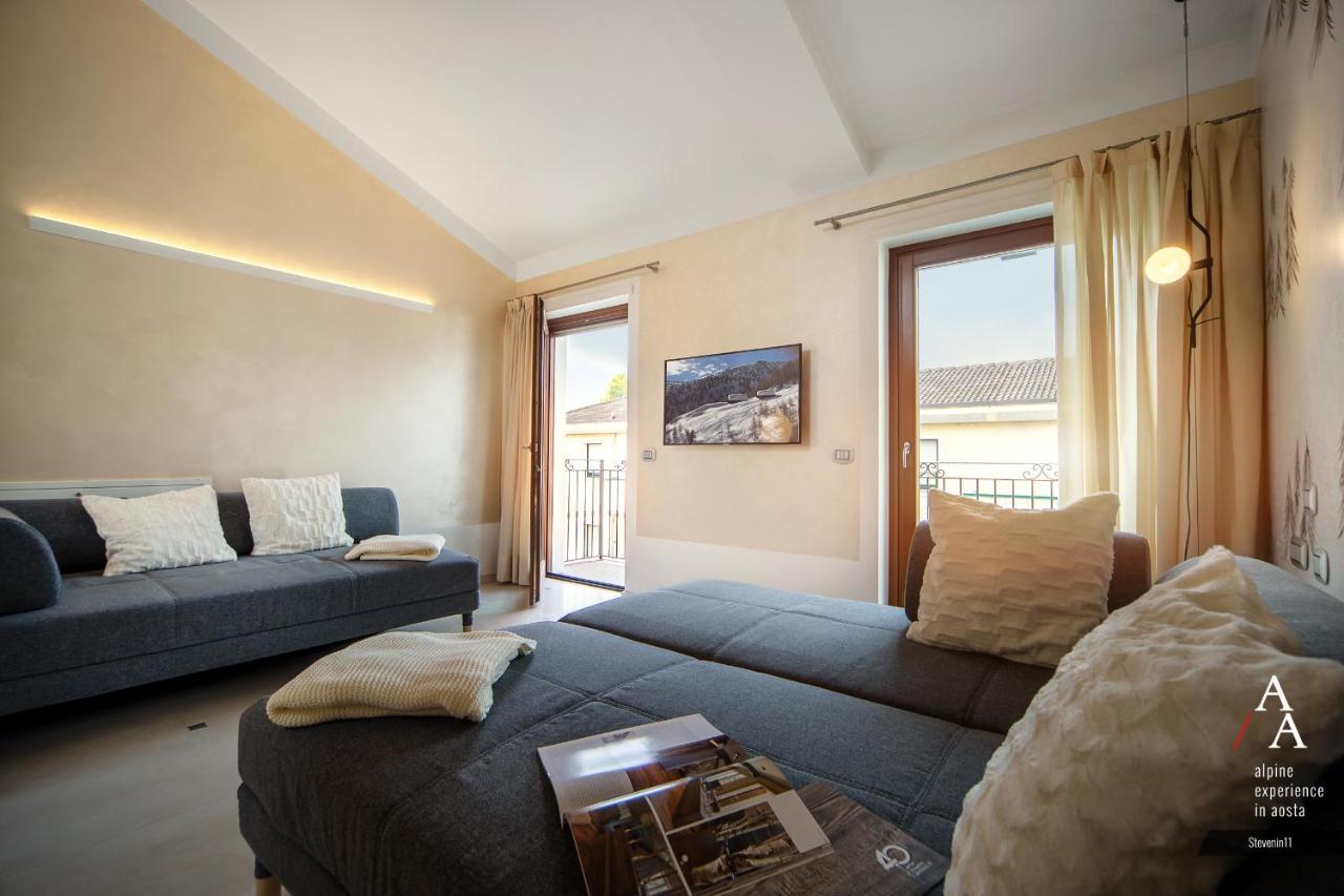 Alp Apartments Ski & Bike - Stevenin11 奥斯塔 外观 照片