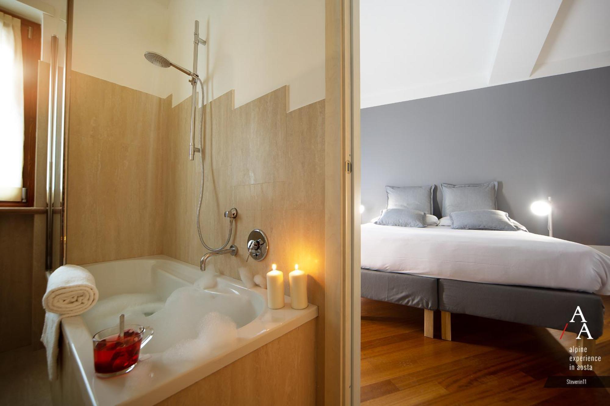 Alp Apartments Ski & Bike - Stevenin11 奥斯塔 外观 照片